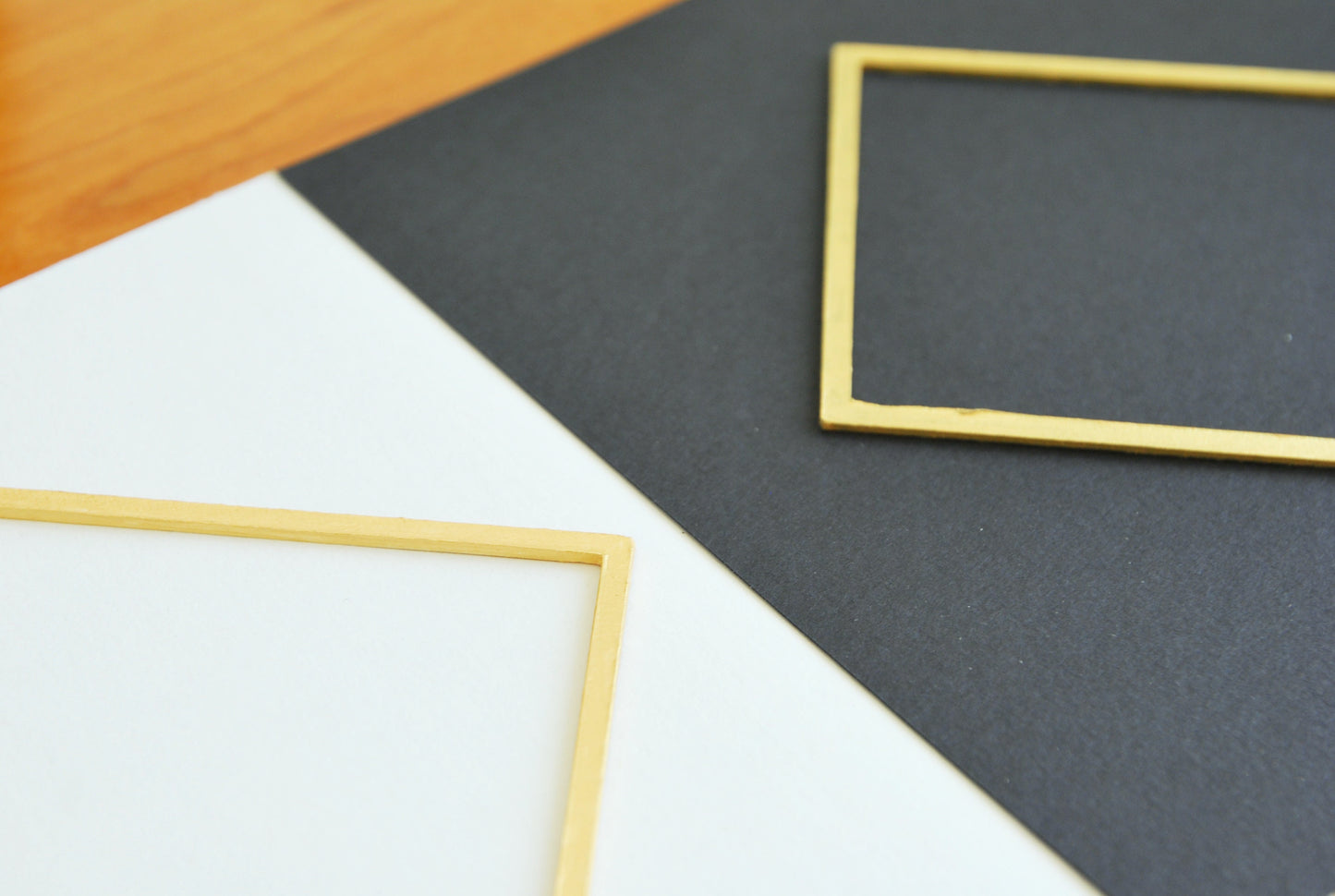 Frame Blue emperor butterfly with golden accent